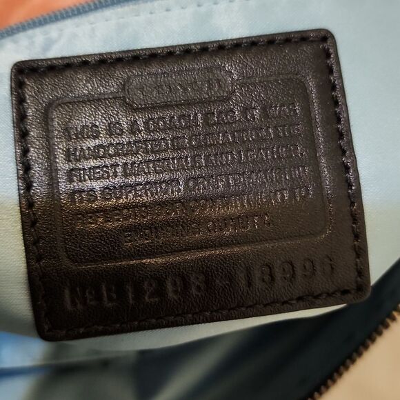 - Coach Legacy Signature Shoulder Handbag B1293-18996 - Picture 6 of 11